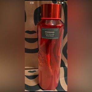STARBUCKS Valentine Day 2022 Red Ombre ❤️ Recycled Glass ❤️ Water Bottle 22oz